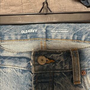 Old Navy Women's Light Blue Ski-hi Straight Jeans